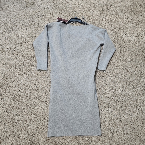 Gucci Wool-Blend Gray Stretch Dress Size S NWT - Picture 7 of 16